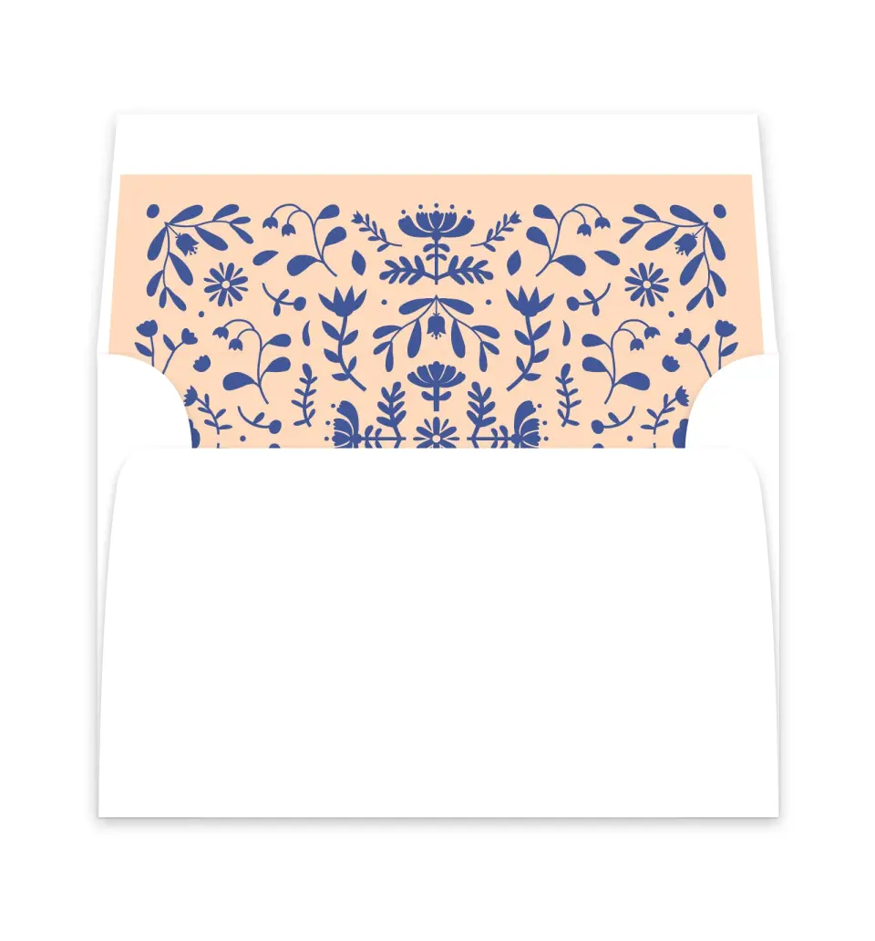 This is a  6" x 5.812" Envelope Liners (ELP) called The Kassidy printed in full color