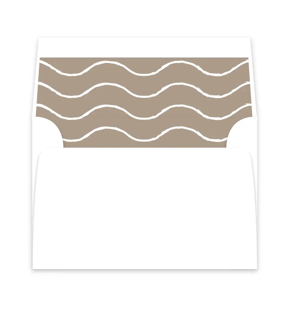 This is a  6" x 5.812" Envelope Liners (ELP) called Romantic Sketch printed in full color