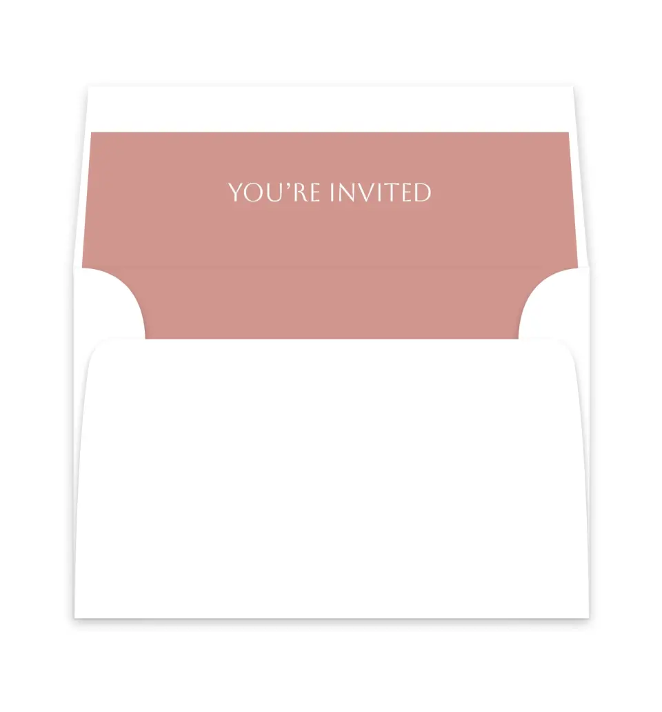 This is a  6" x 5.812" Envelope Liners (ELP) called Mauvelous printed in full color