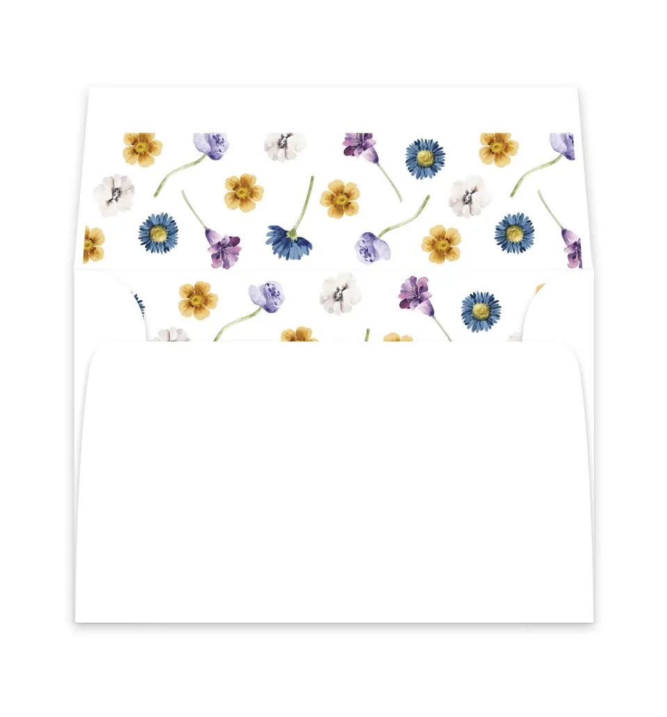 This is a  6" x 5.812" Envelope Liners (ELP) called Wildest Dream printed in full color