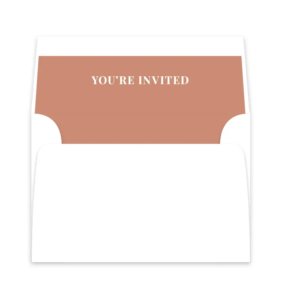 This is a  6" x 5.812" Envelope Liners (ELP) called Gorgeous Blush printed in full color
