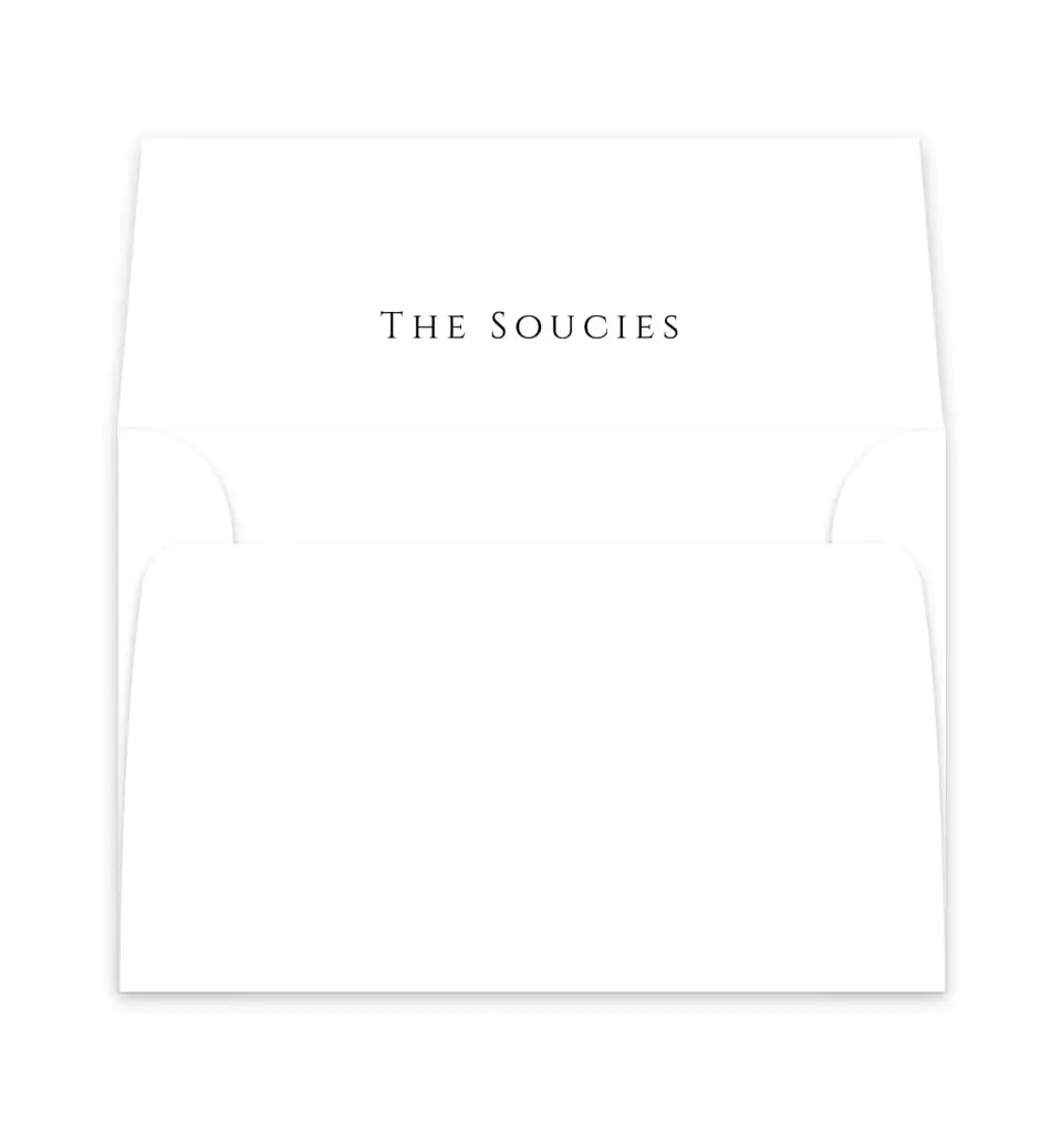 This is a  6" x 5.812" Envelope Liners (ELP) called Classic Romance printed in full color