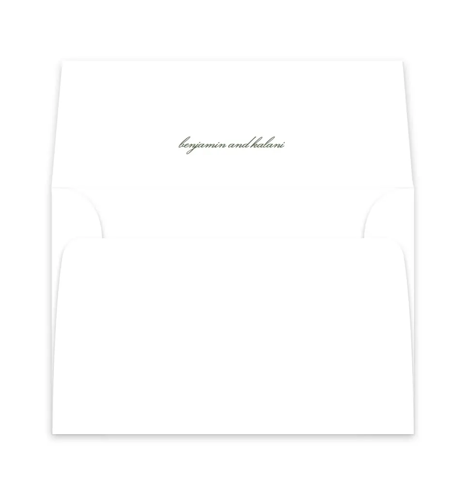 This is a  6" x 5.812" Envelope Liners (ELP) called Aloha Amore printed in full color