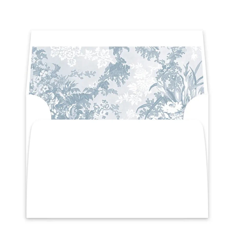 This is a  6" x 5.812" Envelope Liners (ELP) called The Victoria printed in full color
