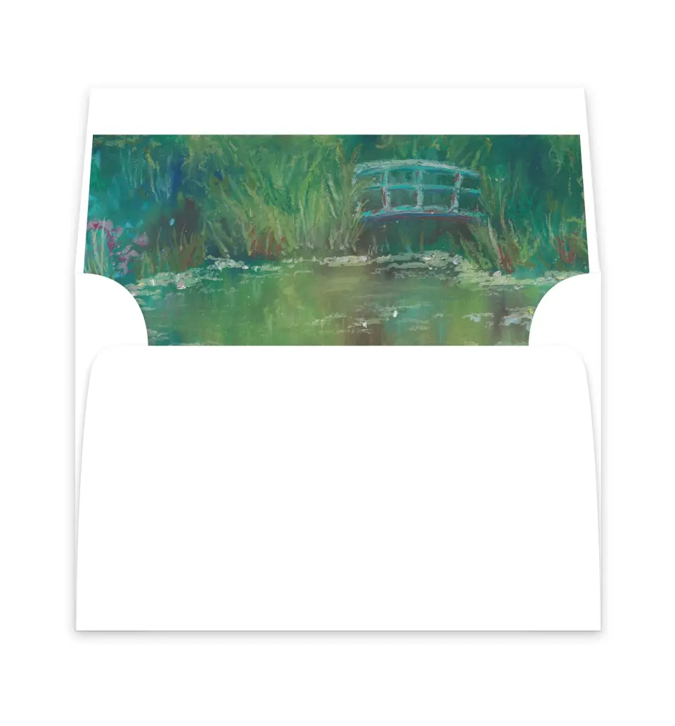This is a  6" x 5.812" Envelope Liners (ELP) called Bridge To Love printed in full color