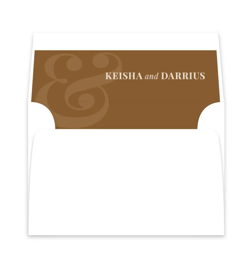 This is a  6" x 5.812" Envelope Liners (ELP) called Bold Romance printed in full color