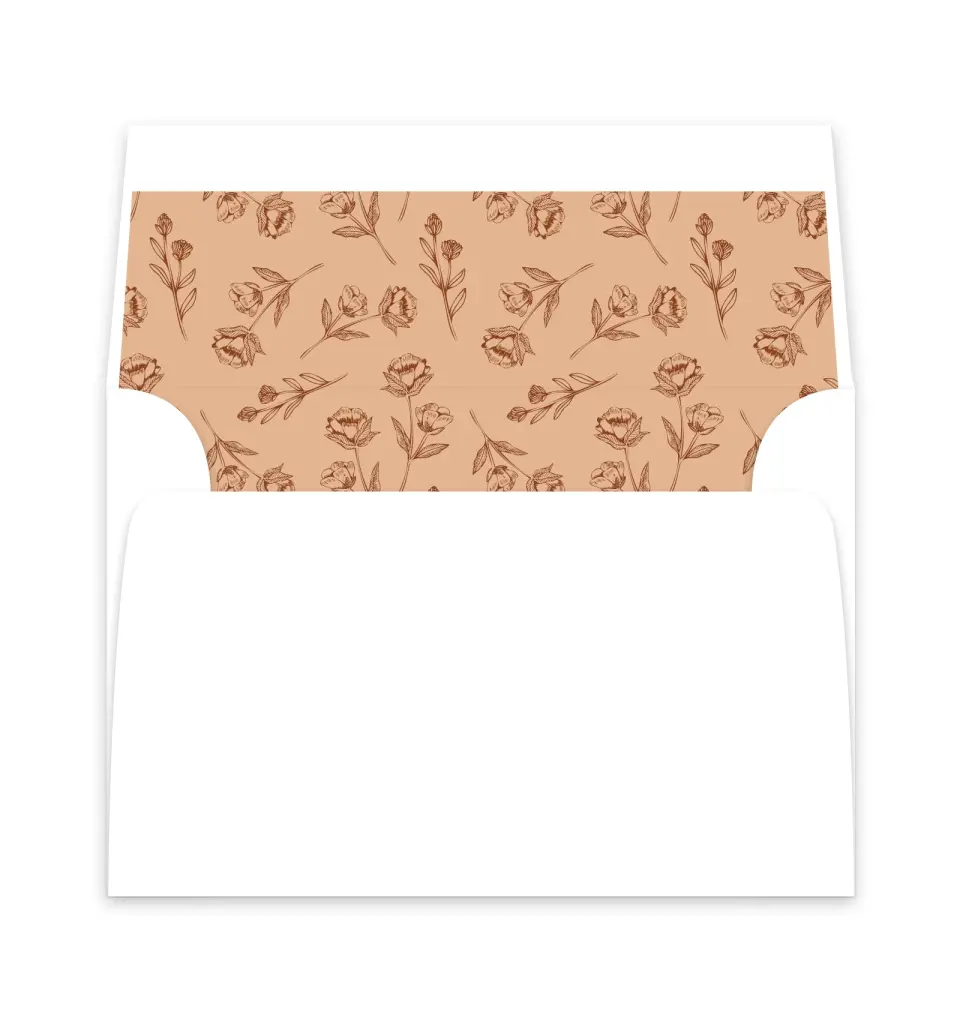 This is a  6" x 5.812" Envelope Liners (ELP) called Agrestal printed in full color