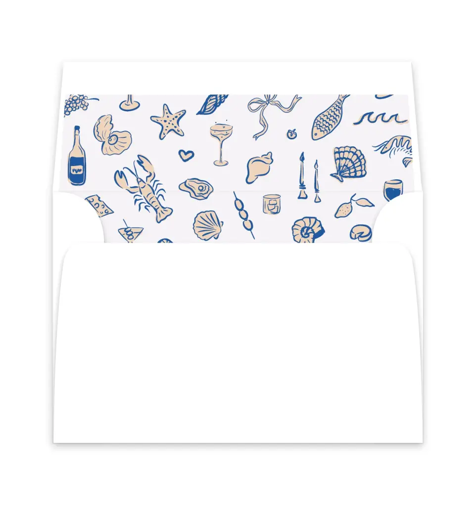 This is a  6" x 5.812" Envelope Liners (ELP) called Abyssal Love printed in full color