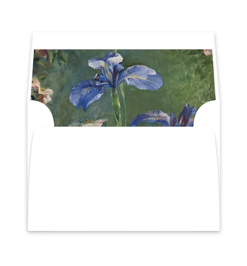 This is a  6" x 5.812" Envelope Liners (ELP) called The Addison printed in full color