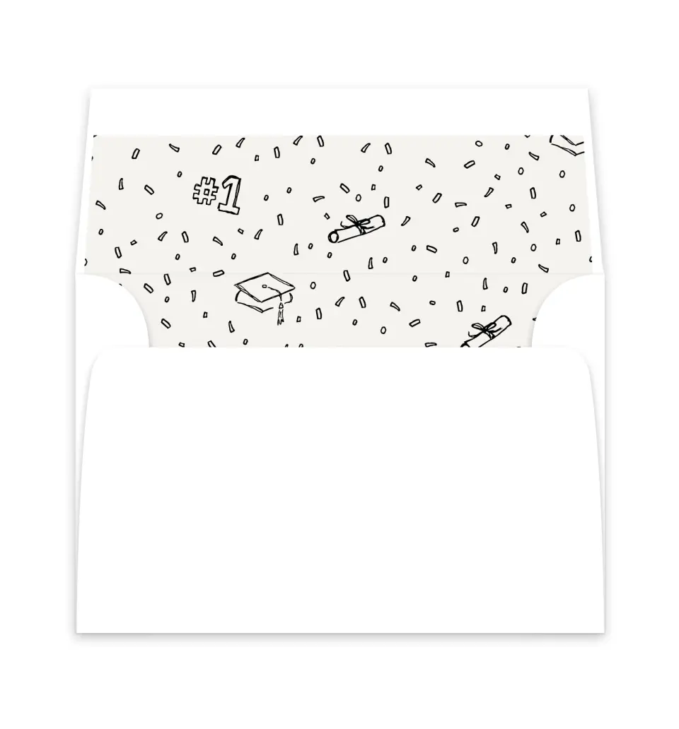 This is a  6" x 5.812" Envelope Liners (ELP) called Art of Achievement printed in full color