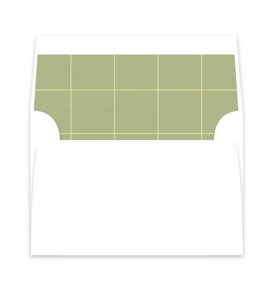 This is a  6" x 5.812" Envelope Liners (ELP) called Square Grad printed in full color