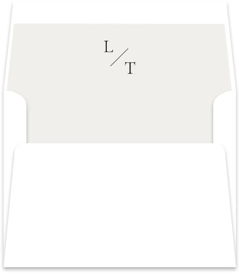 This is a  5½" x 5.9251" Envelope Liners (ELR) called Together Always printed in full color