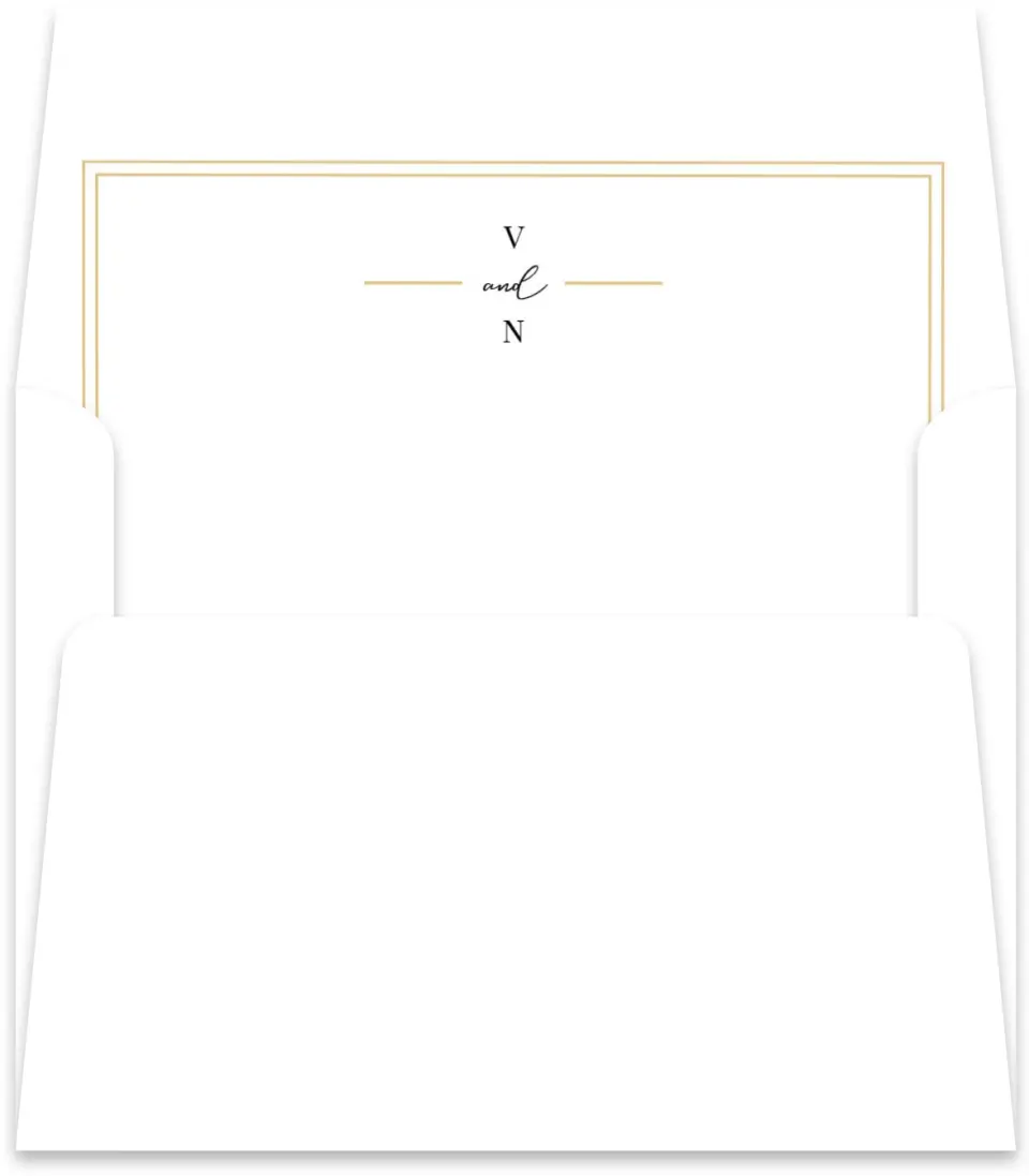 This is a  5½" x 5.9251" Envelope Liners (ELR) called Delicate Frame printed in full color