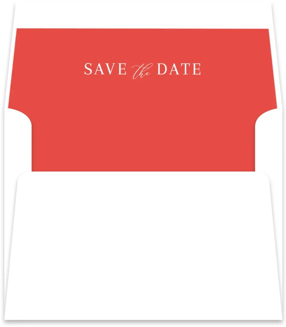 This is a  5½" x 5.9251" Envelope Liners (ELR) called Side Note printed in full color