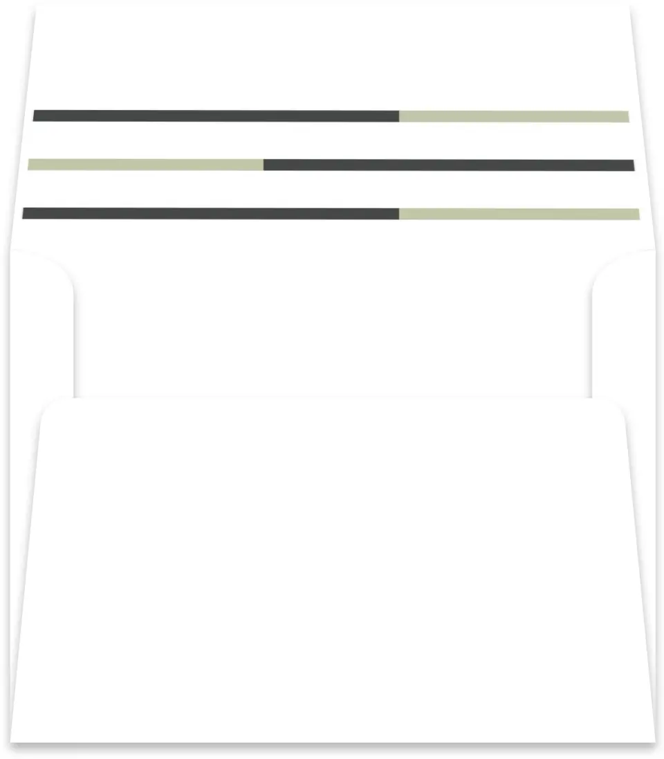 This is a  5½" x 5.9251" Envelope Liners (ELR) called Bridal Bar printed in full color
