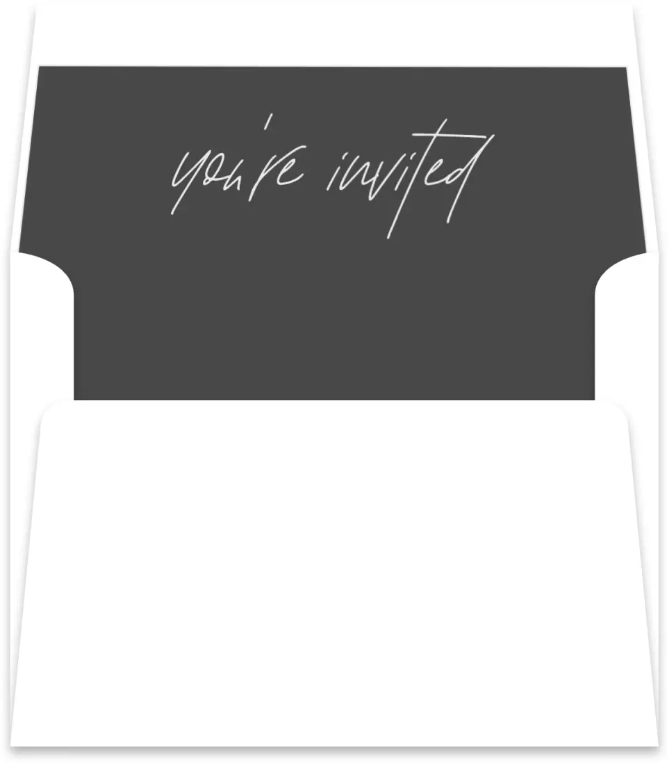 This is a  5½" x 5.9251" Envelope Liners (ELR) called Featured Beloved printed in full color