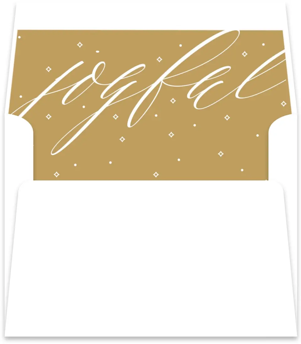 This is a Envelope Liners for 4.375 x 5.75 Card Envelope Liner called Holiday Design printed in full color