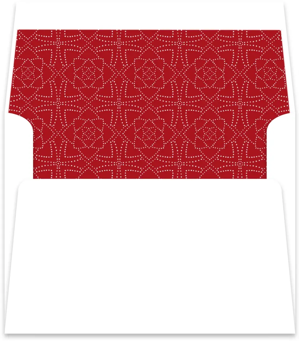This is a Envelope Liners for 4.375 x 5.75 Card Envelope Liner called Sweater printed in full color