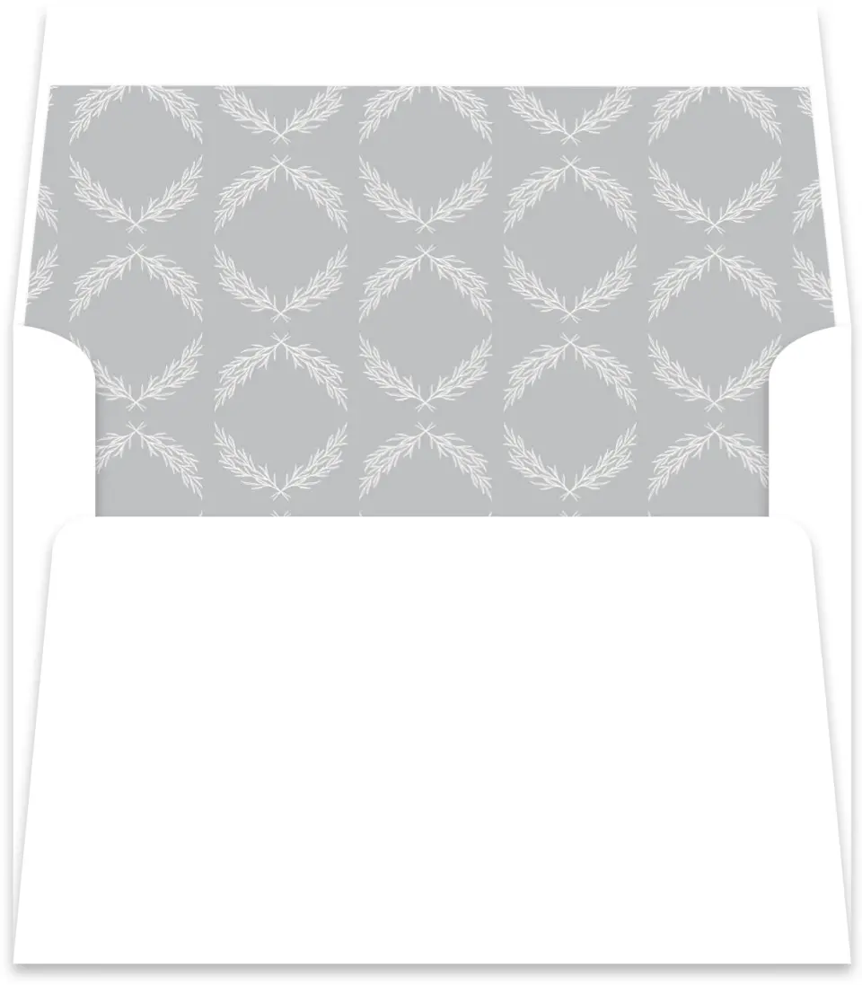 This is a  5½" x 5.9251" Envelope Liners (ELR) called Soft Sprig printed in full color