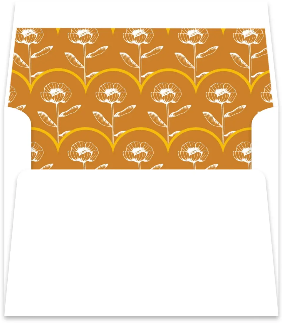 This is a  5½" x 5.9251" Envelope Liners (ELR) called The Kandice printed in full color