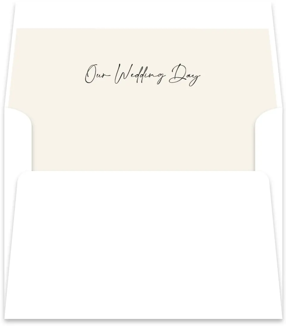 This is a  5½" x 5.9251" Envelope Liners (ELR) called Noble Names printed in full color