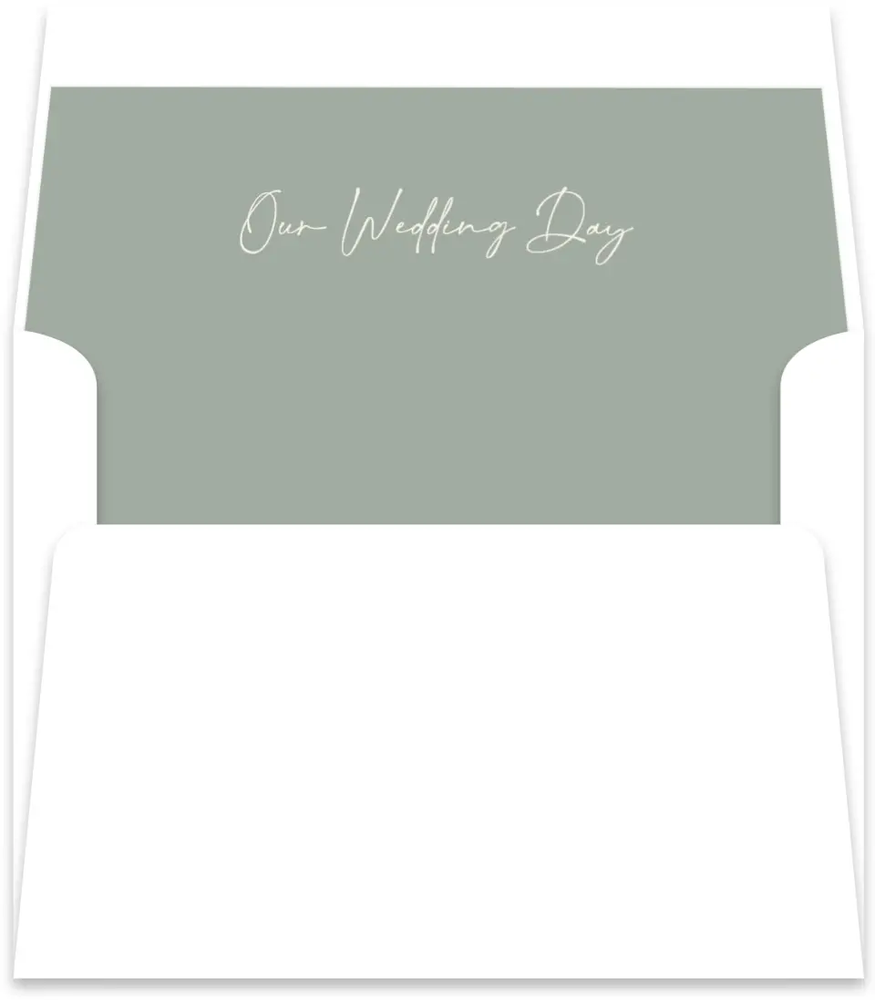 This is a  5½" x 5.9251" Envelope Liners (ELR) called Elegant Lines printed in full color