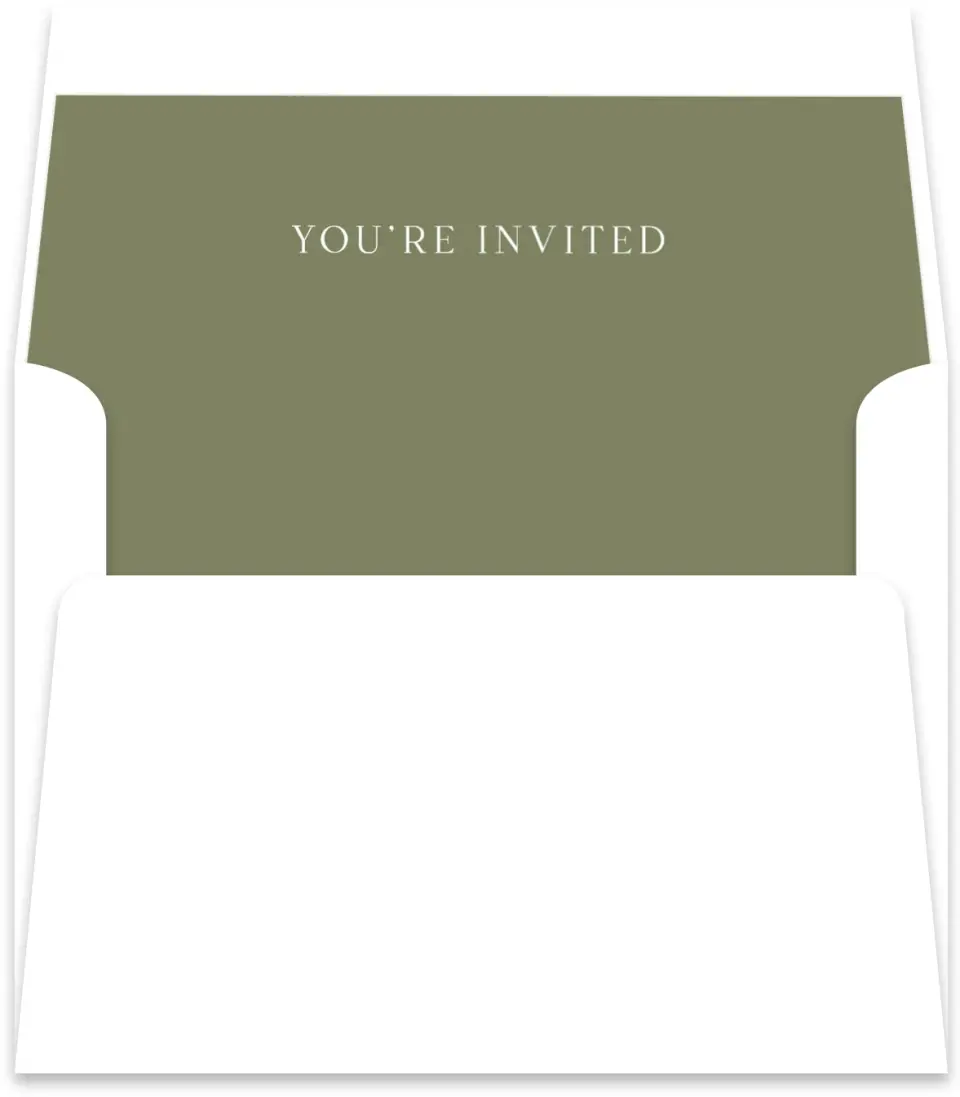 This is a  5½" x 5.9251" Envelope Liners (ELR) called Leaves of Love printed in full color