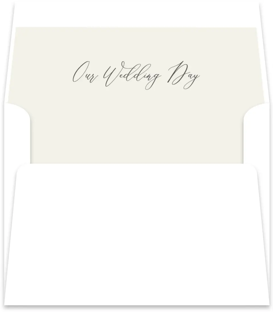 This is a  5½" x 5.9251" Envelope Liners (ELR) called Graceful Greenery printed in full color