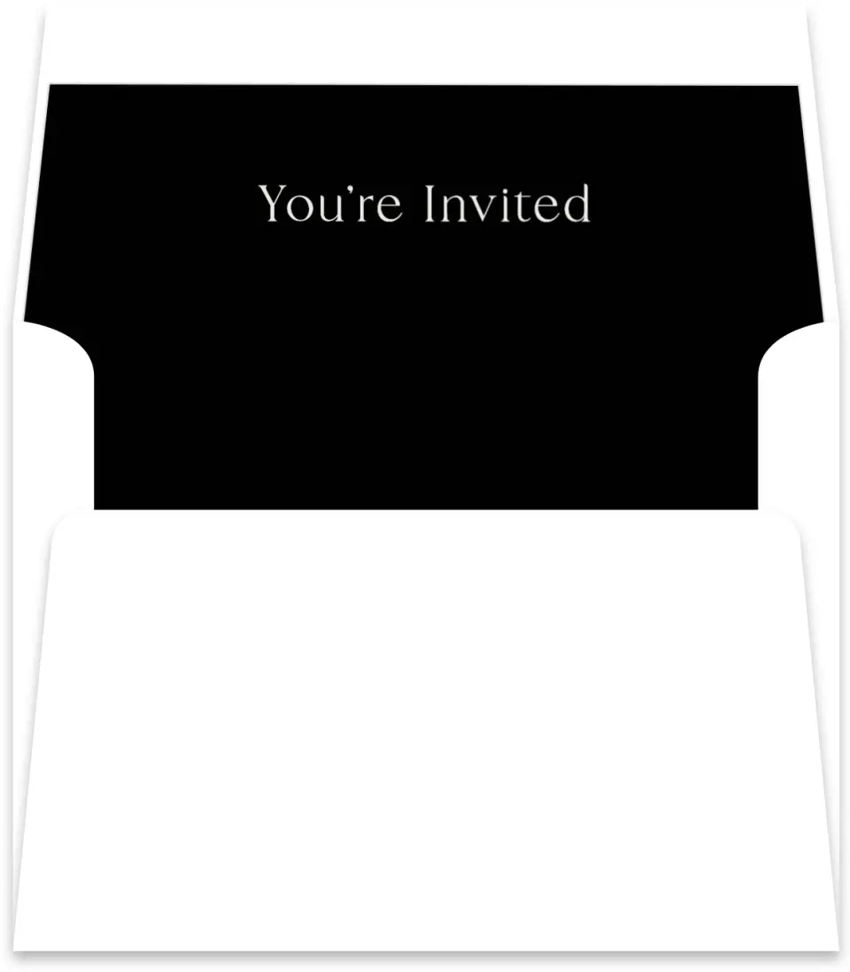 This is a  5½" x 5.9251" Envelope Liners (ELR) called Styled Lines printed in full color