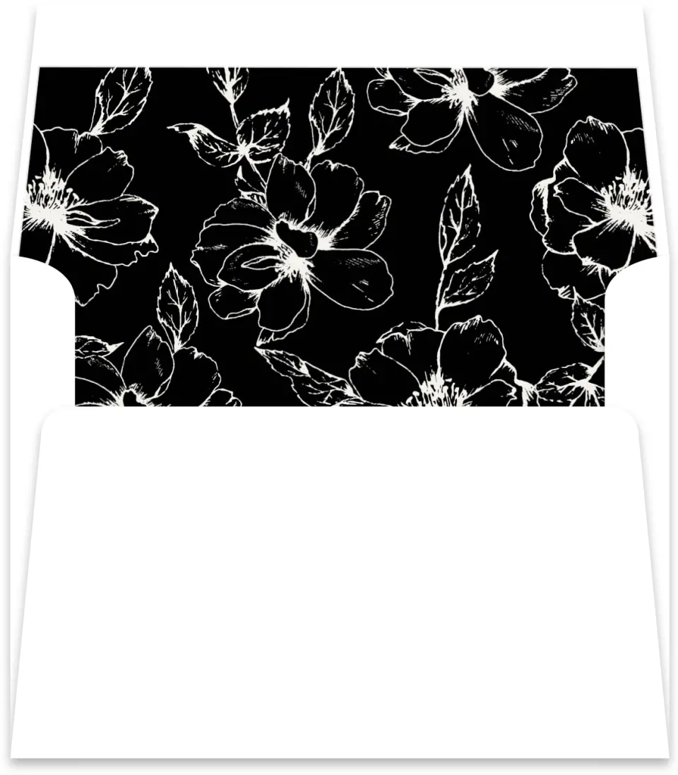 This is a  5½" x 5.9251" Envelope Liners (ELR) called The Christina printed in full color