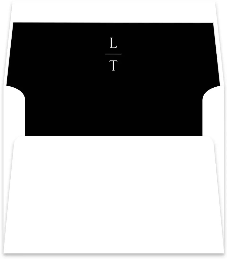This is a  5½" x 5.9251" Envelope Liners (ELR) called The Lauren printed in full color