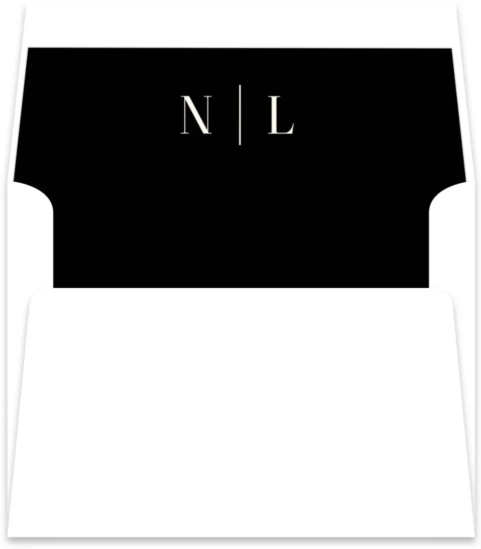 This is a  5½" x 5.9251" Envelope Liners (ELR) called The Nicole printed in full color