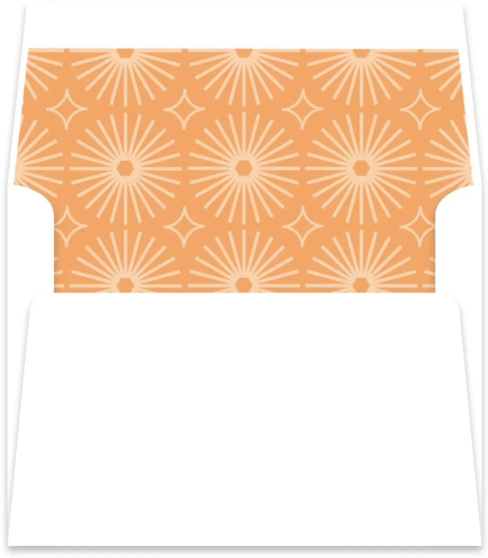 This is a  5½" x 5.9251" Envelope Liners (ELR) called The Leah printed in full color