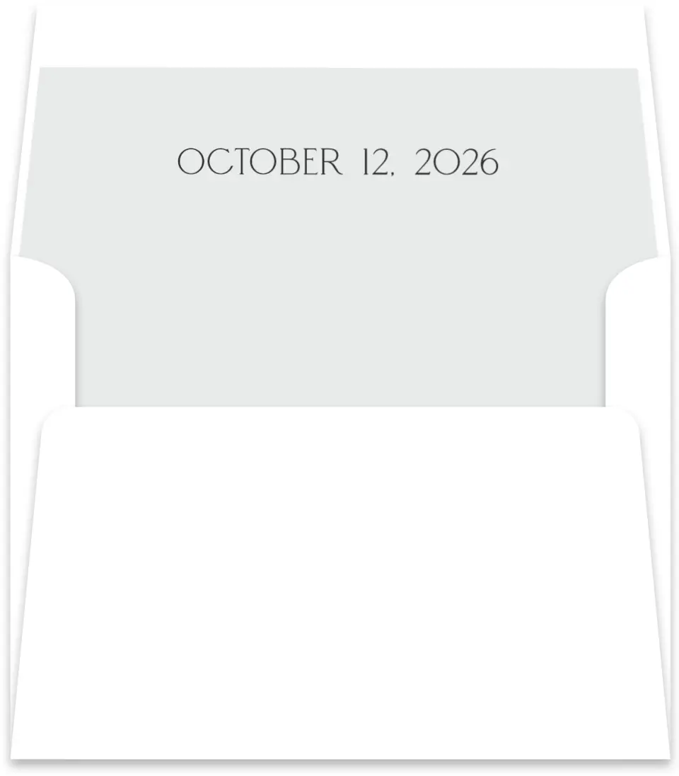 This is a  5½" x 5.9251" Envelope Liners (ELR) called The Caroline printed in full color