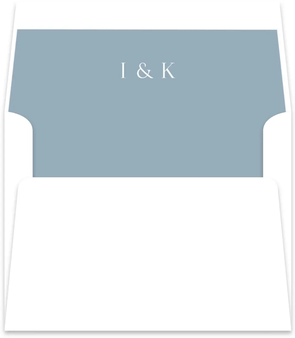 This is a  5½" x 5.9251" Envelope Liners (ELR) called The Isabella printed in full color