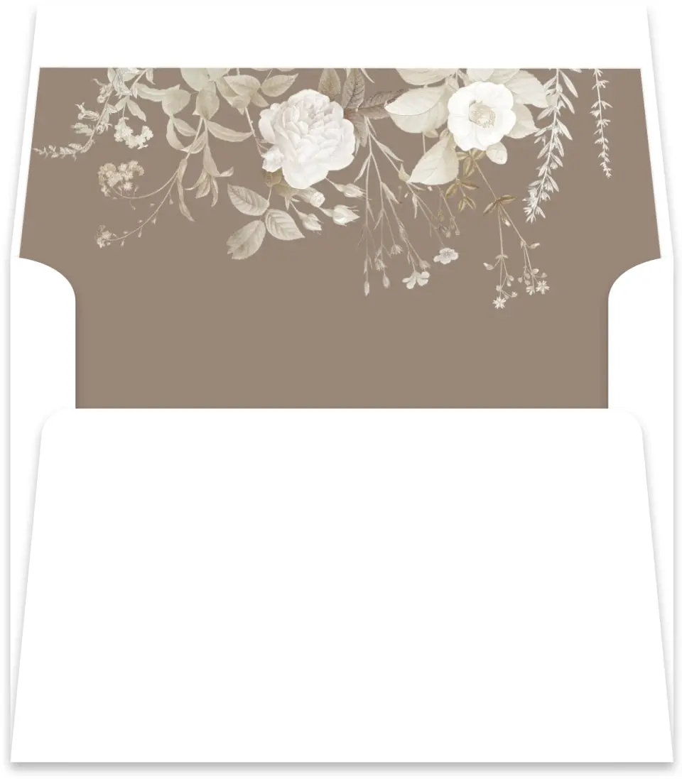This is a  5½" x 5.9251" Envelope Liners (ELR) called The Everly printed in full color