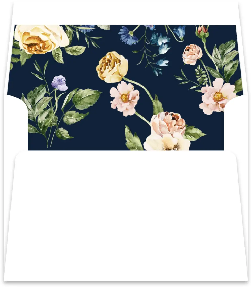 This is a  5½" x 5.9251" Envelope Liners (ELR) called The Natalie printed in full color