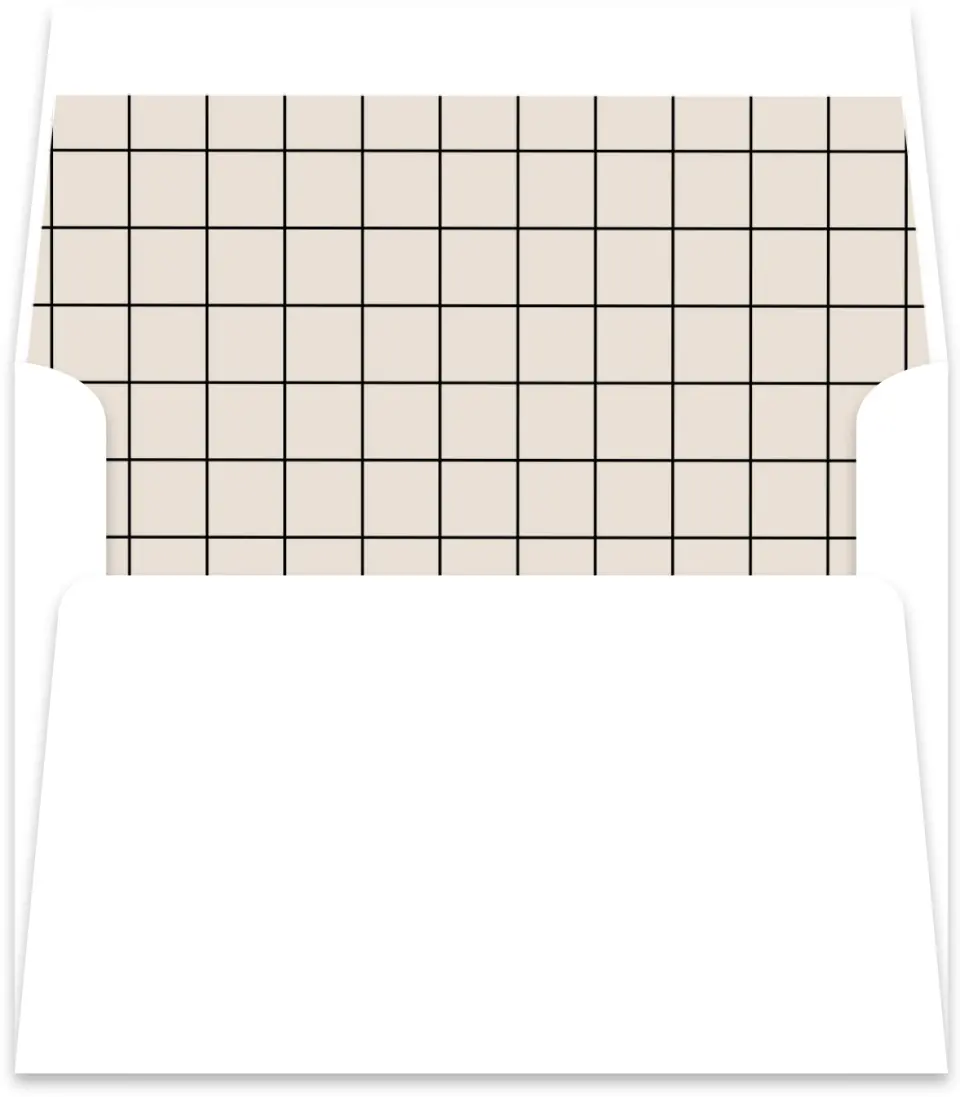 This is a  5½" x 5.9251" Envelope Liners (ELR) called The Samantha printed in full color