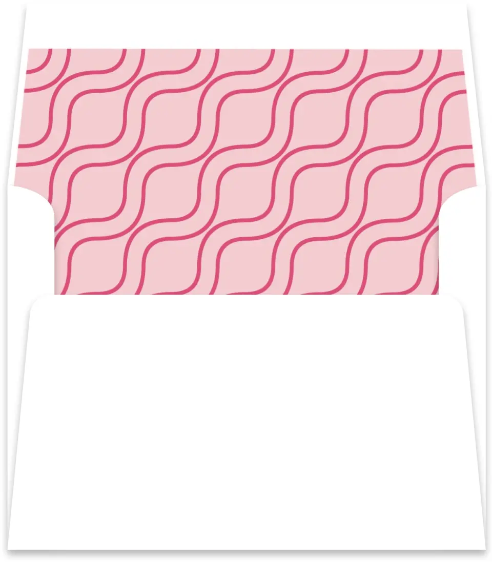 This is a  5½" x 5.9251" Envelope Liners (ELR) called The Andrea printed in full color