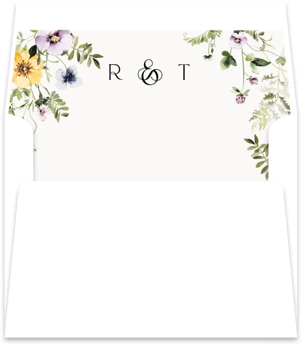 This is a  5½" x 5.9251" Envelope Liners (ELR) called The Ruby printed in full color