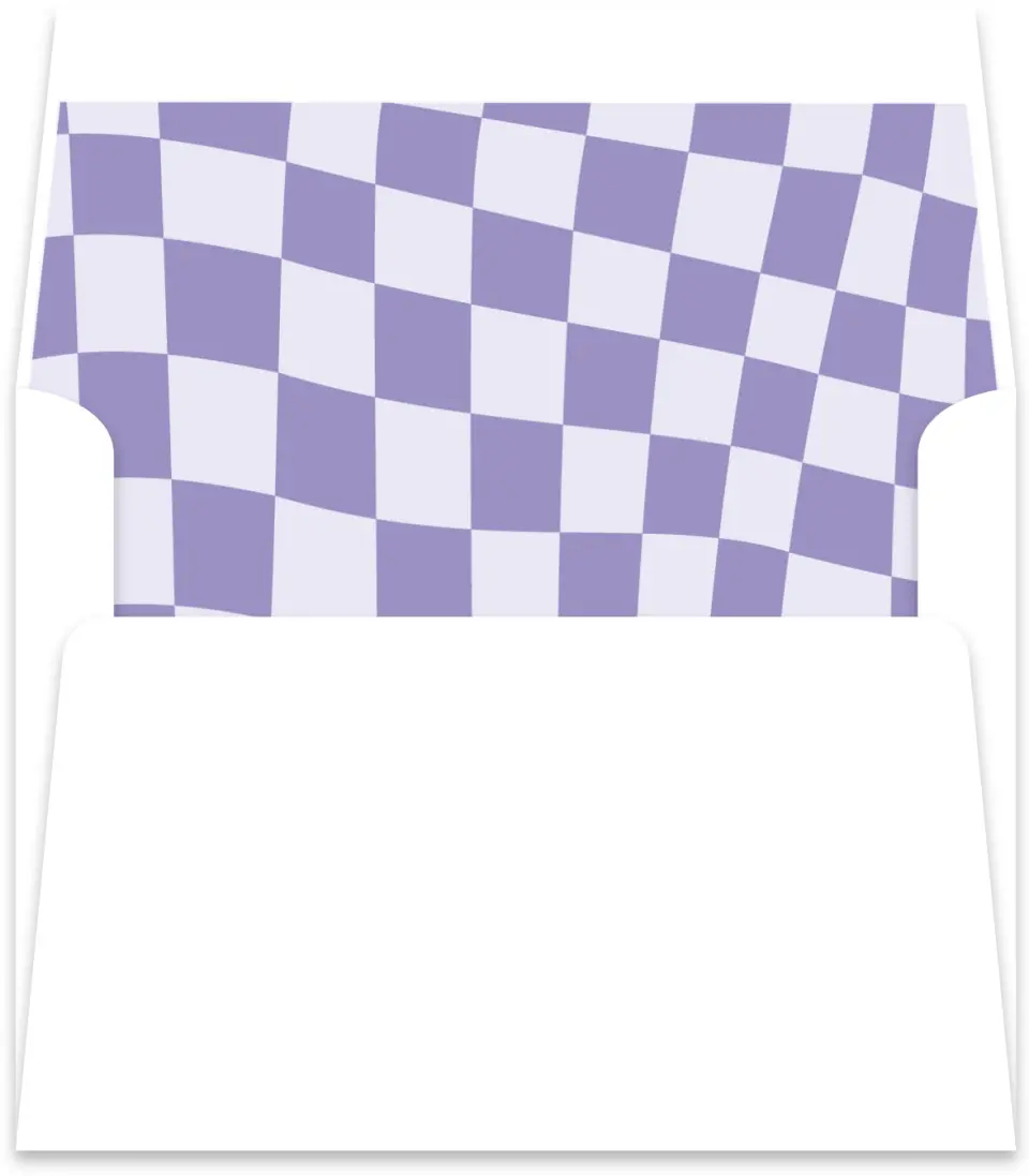 This is a  5½" x 5.9251" Envelope Liners (ELR) called The Karly printed in full color