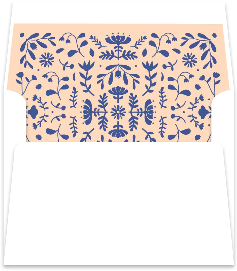 This is a  5½" x 5.9251" Envelope Liners (ELR) called The Kassidy printed in full color
