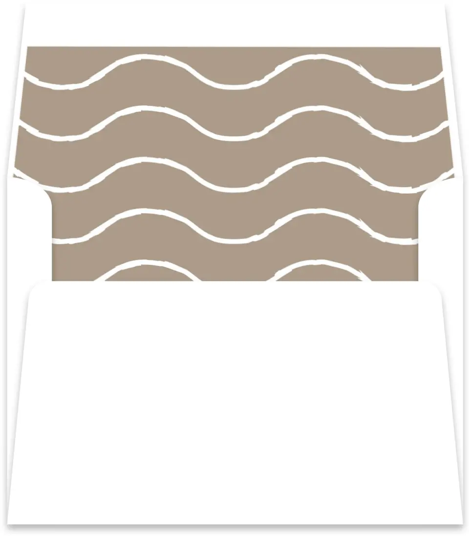 This is a  5½" x 5.9251" Envelope Liners (ELR) called Romantic Sketch printed in full color