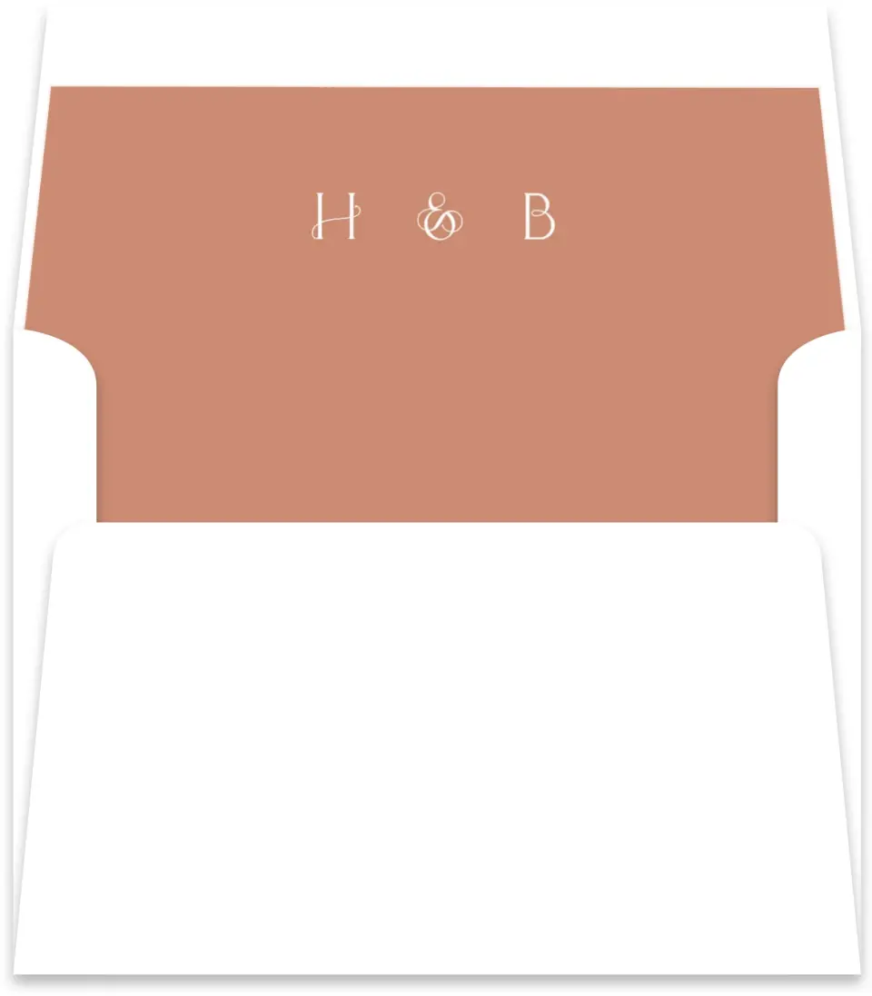 This is a  5½" x 5.9251" Envelope Liners (ELR) called Delicate Garden printed in full color