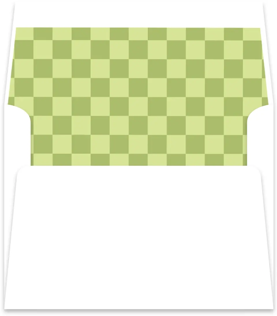 This is a  5½" x 5.9251" Envelope Liners (ELR) called The Abigail printed in full color