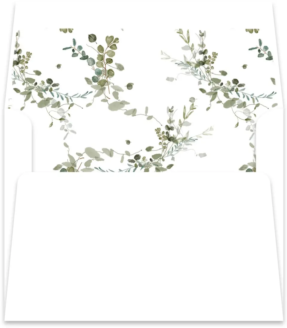 This is a  5½" x 5.9251" Envelope Liners (ELR) called The Hailey printed in full color