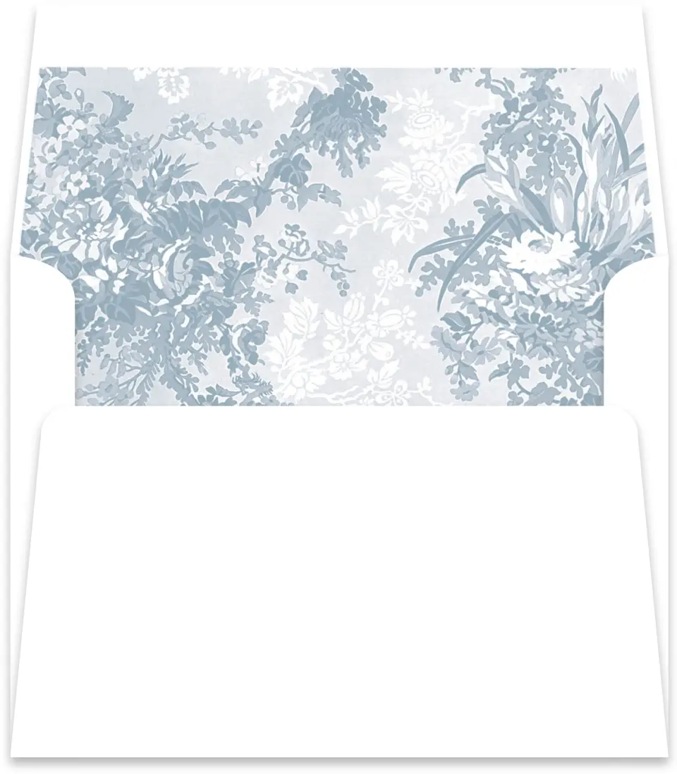 This is a  5½" x 5.9251" Envelope Liners (ELR) called The Victoria printed in full color