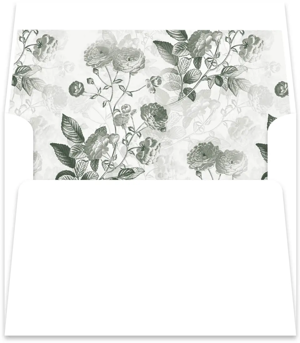 This is a  5½" x 5.9251" Envelope Liners (ELR) called The Adaline printed in full color