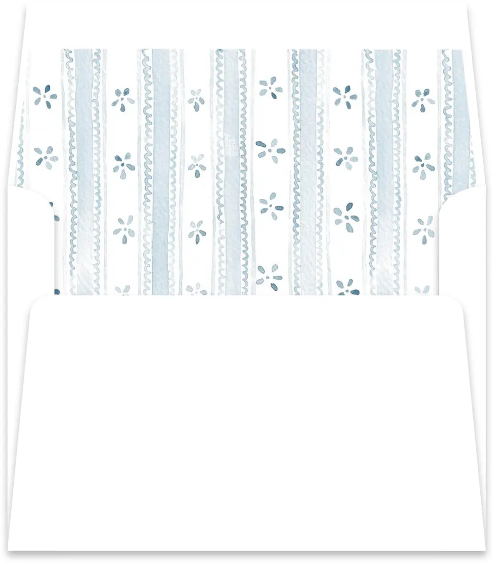 This is a  5½" x 5.9251" Envelope Liners (ELR) called Southern Belle printed in full color