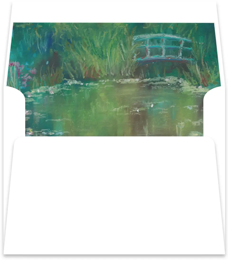 This is a  5½" x 5.9251" Envelope Liners (ELR) called Bridge To Love printed in full color